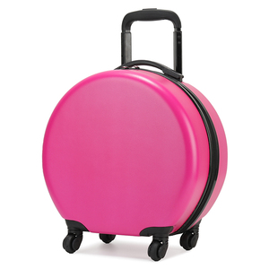 Fashion Design Round 18inch Customized Children <strong>Suitcase</strong> ABS PC <strong>Small</strong> <strong>Suitcases</strong> for School Children Carry on Luggage for Kids - Product Image 2