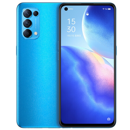 Original OPPO Reno 5 5G Cell Phone 6.43inch OLED 64.0MP Camera