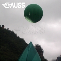 Globo Gigante de Helio Atado a la Tierra de 8m de Altura, Personalizado, TPU Resistente, Capacidad de Carga de 120-150kg, Aerostato Grande para Eventos