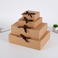 Boîtes en papier kraft écologiques avec revêtement UV en stock, pour pâtisseries, macarons, chocolats, bonbons et truffes 2024