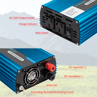 Convertisseur de puissance Pretiosus Inverter 400w à onde sinusoïdale modifiée 12/24V vers 110/220V Convertisseurs de tension multiples DC vers AC