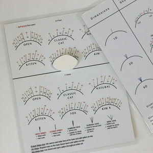 Gráfico de mapeo de práctica de extensiones de pestañas con logotipo personalizado - Product Image 2