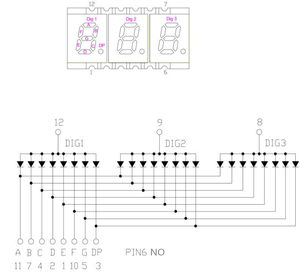 Houkem Mini 0.2 inch bảy đoạn SMT 3-chữ số SMD <span class=keywords><strong>LED</strong></span> hiển thị trắng chung anode 20mA cho đồng hồ - Product Image 3