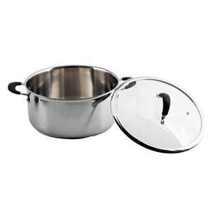 Olla de Acero Inoxidable Minimalista, Olla para Sopa Resistente a Altas Temperaturas, Olla Multifuncional para Guisos - Product Image 2