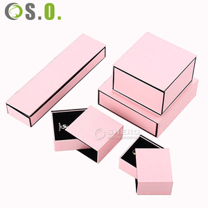 Boîte à bijoux personnalisée en cuir PU imitation cuir avec logo personnalisé, emballage de luxe unique pour bijoux, ensemble de boîtes à bijoux OEM ODM - Product Image 4