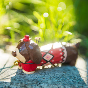 Giocattoli per bambini GOOD MD-015, artigianato in legno, accessori per cani a forma di salsiccia, decorazione creativa da scrivania, ornamento in scala 1/12 per bambini dai 7 ai 12 anni - Product Image 4