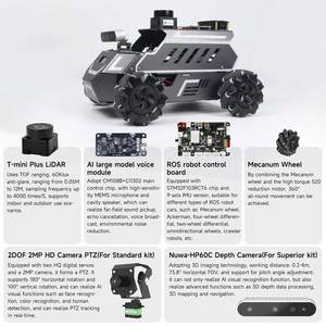 หุ่นยนต์ ROSMASTER <span class=keywords><strong>M1</strong></span> AI รุ่นใหญ่ พร้อมกล้องวัดระยะ 3 มิติ LiDAR และโมดูลเสียง AI - Product Image 3