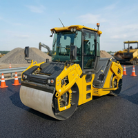 XD105T 10-Tonnen-Doppeltrommel-Vibrationswalze 104kW Dual-Frequenz 55Hz 110kN Flughafen-Autobahn-Asphalt Export Direkt ab Werk Topseller