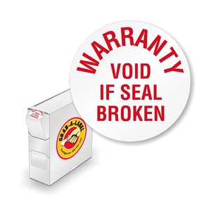 garanzia stampata personalizzata NON ACCETTARE SE IL SIGILLO È ROTTO O RIMOSSO VOID etichette adesive - Product Image 1