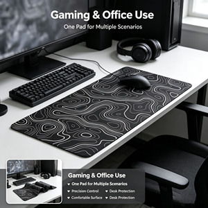Hot Selling Gaming Mous Pad High Quality Topographic <strong>Mouse</strong> Pad Waterproof <strong>Large</strong> Desk Pad Custom Minimalist Style Desk <strong>Mat</strong> - Product Image 3