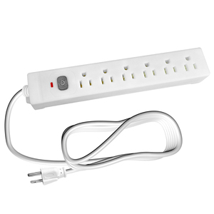 Mỹ tiêu chuẩn bảo vệ tăng ổ cắm với 6 cửa hàng phẳng cắm bàn di động mở rộng điện dải - Product Image 2