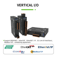 Precio al por mayor 16/32 Módulo IO remoto de entrada y salida digital Controlador de programación Plc Profinet/EtherCAT/Modbus TCP/
