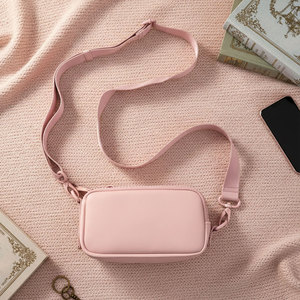 Sac de téléphone à bandoulière en néoprène imperméable avec logo personnalisé, mini, minimaliste, uni, compatible avec <span class=keywords><strong>iPhone</strong></span>/OPPO - Product Image 1