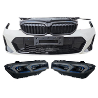 Kit Bumper Depan Bekas untuk BMW Seri 3 G20 G28 2023-2026 dengan Lampu Depan, Grille, Kipas Radiator, Body Kit, Suku Cadang Mobil