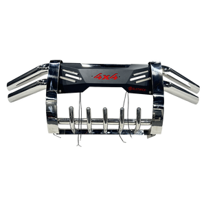 Griglia anteriore per camioncino 4x4 e barra di spinta in acciaio inossidabile Navara NP300 D40 D22 Patrol Isuzu D-max per <span class=keywords><strong>Ford</strong></span> <span class=keywords><strong>Ranger</strong></span> modello Pajero - Product Image 1