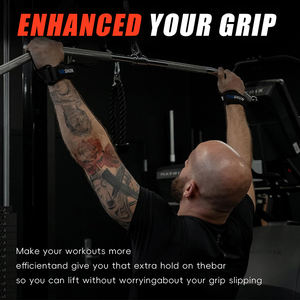 Resistente in gomma Full Palm Guard supporto da polso per allenamento da palestra impugnature antiscivolo Crossfit protezione del palmo di sollevamento per il Fitness - Product Image 6