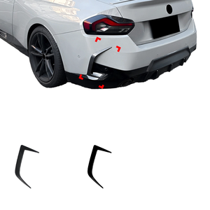 Déflecteur d'air arrière pour BMW Série 2 G42 M Sport Edition 2022+, kit carrosserie, autocollant pour pièces de modification transfrontalière G42 M Sport arrière - Product Image 1