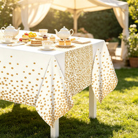 Nappe jetable moderne en plastique imperméable, rectangulaire unie, pour hôtels, fêtes et usage domestique