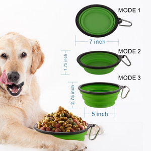 Tazón para Perros con Logotipo Personalizado de Fábrica, Tazones Plegables para Mascotas, Plato Portátil para Alimentar y Dar de Beber a las Mascotas para Paseos, Viajes y Estacionamiento - Product Image 4