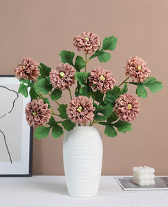 Flor de <span class=keywords><strong>caléndula</strong></span> artificial al por mayor de fábrica para el hogar, boda, evento, decoración, arreglo floral - Product Image 3