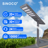 Lampadaire solaire LED IP66 de haute qualité pour route avec capteur micro-ondes 8-15m et capteur infrarouge 5-8m Garantie 10 ans