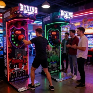 Boxing Champion Arcade Street Amusement Coin Operated <strong>Games</strong> <strong>Electronic</strong> Boxing Sports Punching Bag Vending Machine Price - Product Image 6