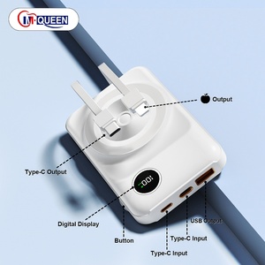 Batería Externa Inalámbrica Magnética Portátil Delgada con Capacidad de 20000 mAh y 10000 mAh, Carga Inalámbrica, Interfaz de Entrada Micro USB - Product Image 3