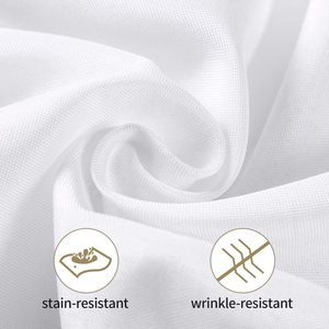 Servilletas Rectangulares Blancas de Poliéster Jacquard Hechas a Mano para Bodas y Hoteles, Estilo Lino Lavado, Duraderas y Desechables, Venta al Por Mayor - Product Image 2