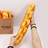 Jouet Squishy en Caoutchouc PU Souple à Rebond Lent, Simulation de Pain, Baguette Française, Pain Coquille Saint-Jacques, Anti-stress