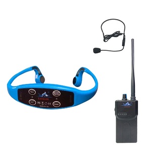 Auriculares de entrenamiento de natación en tiempo real con transmisor FM 1 H900 1 H907, indicador LED de clip para la oreja, impermeables IPX-8 - Product Image 2