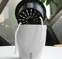 Système d'auto-arrosage écologique pour l'intérieur et l'extérieur, pot de plante personnalisé blanc, grand pot en plastique pour faire pousser des légumes et des fruits dans le jardin