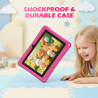 Nouvelle tablette à écran capacitif de 7 pouces pour Android 12, certificat GMS, 2 Go de RAM, 32 Go de stockage, double caméra, WIFI, pour enfants, applications Aiwawa