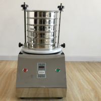 Tamis circulaire en treillis métallique tissé en acier inoxydable 304 pour minerai, diamètre 200 mm 300 mm, tamis de laboratoire standard avec moteur et engrenage