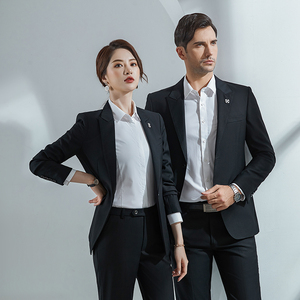 Costume professionnel <span class=keywords><strong>bordeaux</strong></span> pour hommes et femmes pour le printemps et l'automne Blazers élégants pour le travail Salopette à la mode Redingote - Product Image 5