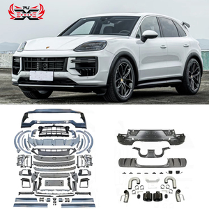 Cho 2024 Porsche Cayenne Coupe <span class=keywords><strong>E3</strong></span> 9y0.2 nâng cấp 9ya Turbo GT cản trước wheelbrow khô Carbon khuếch tán phía sau mái Spoiler - Product Image 1