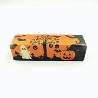 Bâtonnets de beurre Halloween 14 cm à rebond lent, 12 pièces/boîte - PU souple - Anti-stress Fidget Unisexe