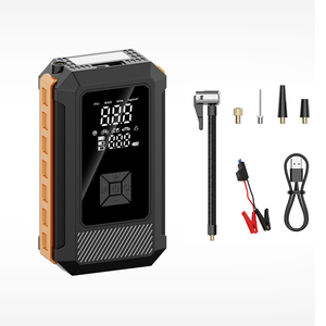 Hf252 Phong Cách Mới Đa-Chức Năng <span class=keywords><strong>Mini</strong></span> Xách Tay Nhảy Khởi Động Với 150PSI Máy Nén Khí Ngân Hàng Điện Và LED Ánh Sáng Xe Nhảy Khởi Động - Product Image 1