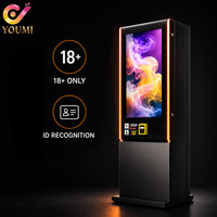 Distributeur automatique intelligent Youmi Combo ZYN SNUS de 32 pouces, très vendu aux États-Unis, avec lecteur de carte d'identité pour bar/club/discothèque, rentabilité rapide