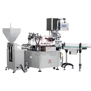 Cosmetic cream filler and sealing filling and capping machine bottle filler for powder cream lotion perfume lipsatick