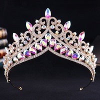 Gratuit personnalisé argent cristal mariage bal mariée strass couronne miss monde diadèmes