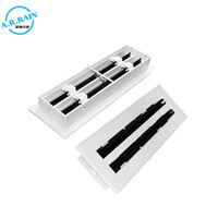 Grille réglable de climatisation de diffuseur de fente linéaire détachable en aluminium de CVC avec le fil de sécurité