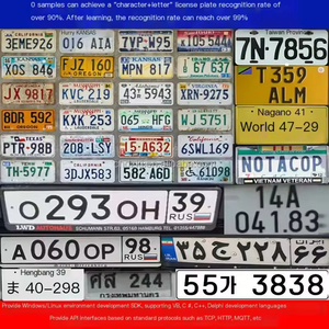 SDK H 265 인코딩 무인 주차 관리 Tengda 자동 번호판 인식 카메라 - Product Image 6