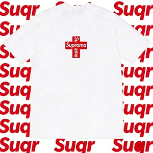 Camiseta de manga corta para hombre, informal, de alta calidad, estilo vintage SUP, holgada, 100% algodón, con estampado REME, al por mayor - Product Image 2