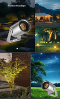 Luz LED de suelo de aluminio IP67 de 3W y 5W para exteriores, paisajismo, 85-265V, 110V, 220V, para jardín y patio, modelo 2026