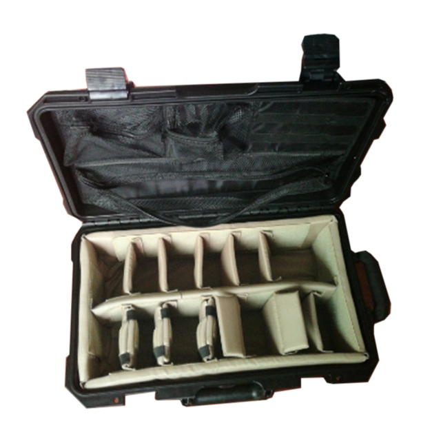 DPC112 Ip68 Hard Protective case Camera Luggage with Trolley
