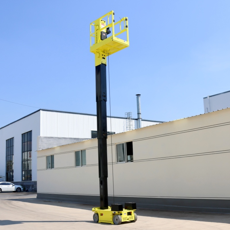 Lifting Sleeve Mast Electric Work Platform