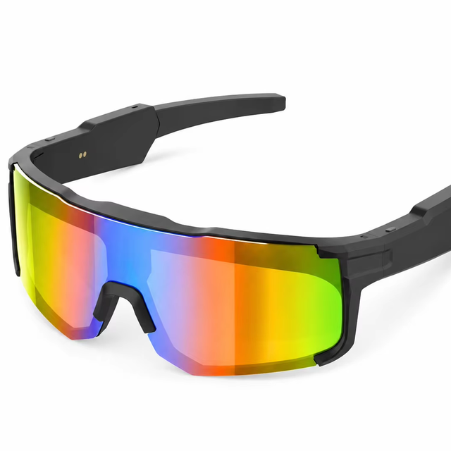 Smart Glasses with Music Player, AI Voice Assistant, ABS Frame, Touch Control, Type-C Charging, IPX4