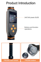 Lecteur RFID pour animaux, étanche IP67, FDX-B HDX ISO11784/5, scanner portable, lecteur d'étiquettes RFID pour bovins, chèvres, poissons avec SDK