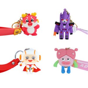 بسعر الجملة سلسلة مفاتيح مخصصة ثلاثية الأبعاد من كلوريد البولي فينيل أنيمي 3D مخصصة لسلاسل المفاتيح المطاطية - Product Image 2