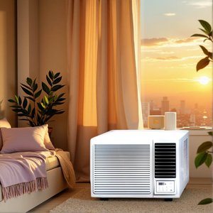 Climatiseur électrique de fenêtre du contrôle 9000BTU pour l'usage de maison et d'hôtel - Product Image 4